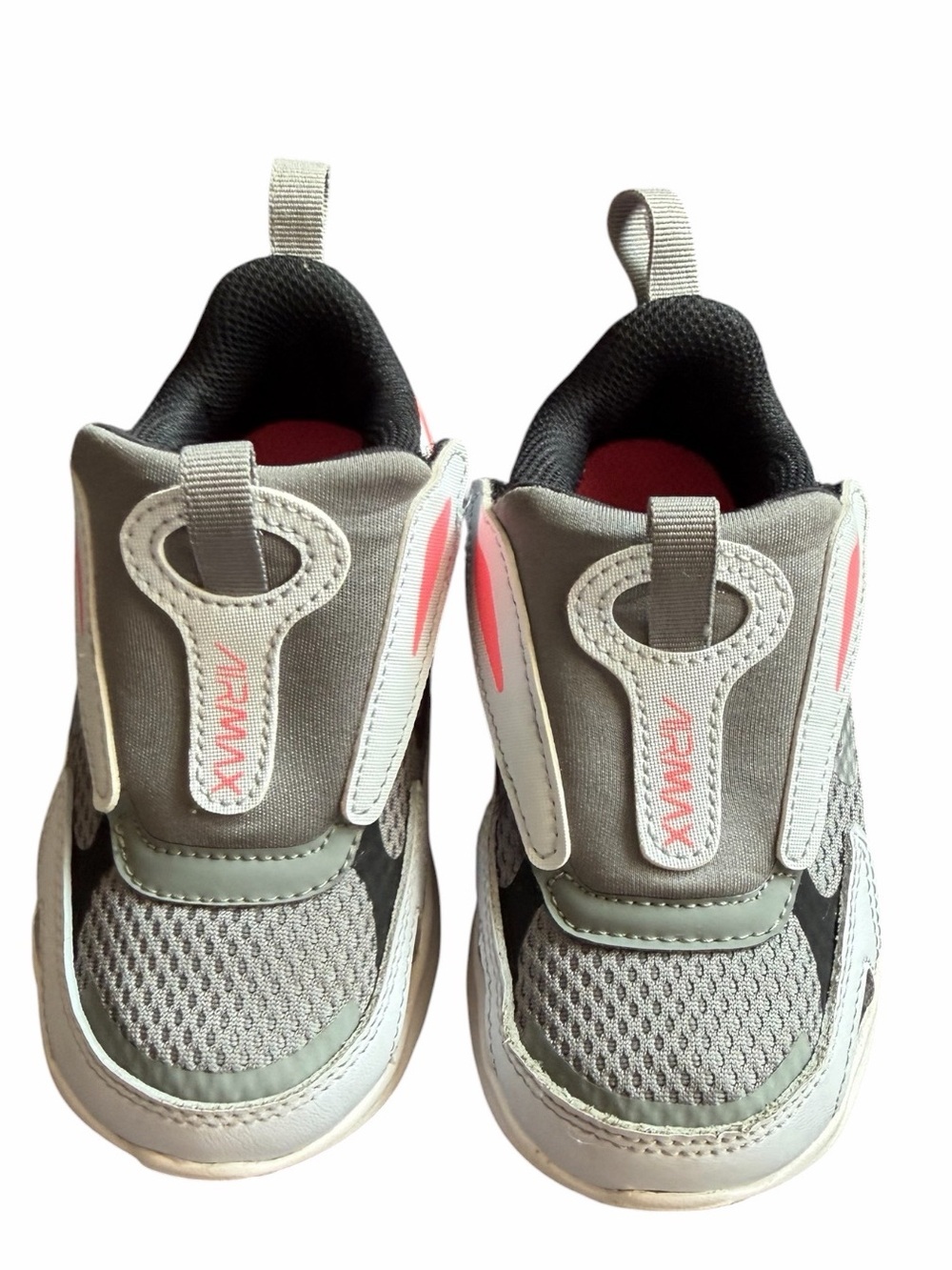 Nike Kids Gray, White & Pink Slip-On Athletic Sneakers. Size 7C. - Picture 3 of 11